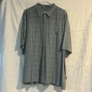 Men's Classic Gray Checkered Shirt